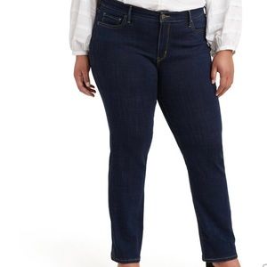 18W M LEVI CLASSIC STRAIGHT HYPERSOFT JEANS MARINA DIP COLOR NWT 194877223843